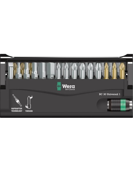 Jgo puntas Bit-Check 30 universal 1 Wera