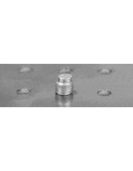 Remache ciego CUP alu/acero cabeza bombeada4,8x12,5 mm Goebel