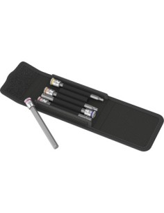 Jgo puntas destornilladorcon función retención 1/4 hembra hex 4-8x100mm5 pzas Wera