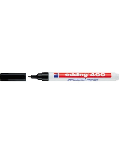 Rotulador permanente 400 negro edding