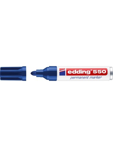 Rotulador permanente 550 azul edding