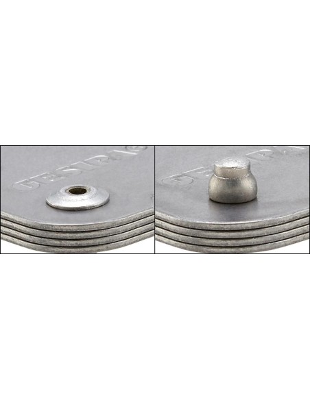 Remache ciego CAP alu/VA cabeza bombeada 3,2x6,5mmGESIPA