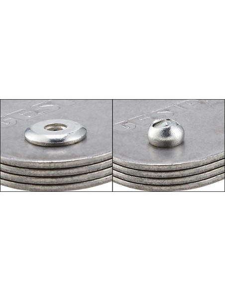 Remache ciego alu/VA cabeza bombeada 4x12mm GESIPA