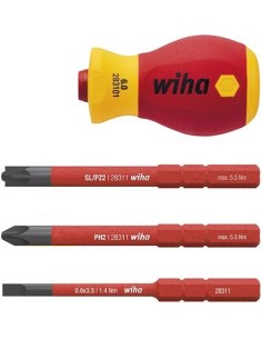 Jgo portapuntas slimVarioVDE 4 pzas Wiha