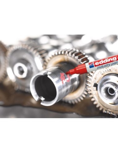 Rotulador laca industrial8750 azul edding