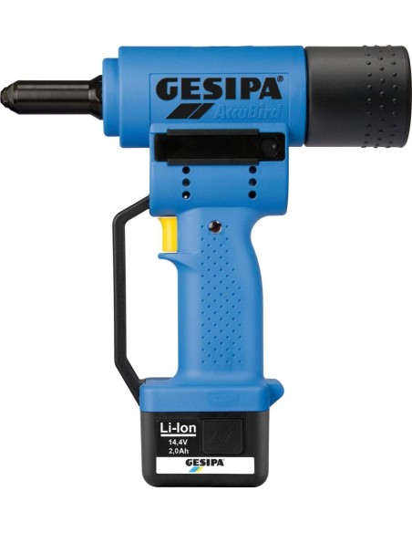 Remachadora p/ remaches ciegos de batería AccuBird con segunda batería GESIPA