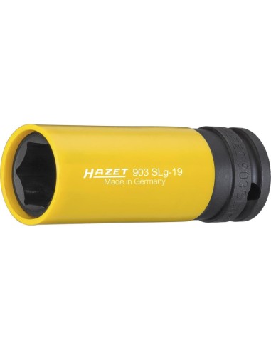 Juego llave de vaso con manguito de plástico 1/219x85mm HAZET