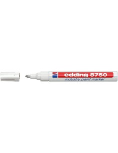 Rotulador laca industrial8750 blanco edding