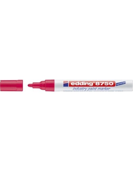 Rotulador laca industrial8750 roja edding
