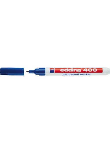 Rotulador permanente 400 azul edding