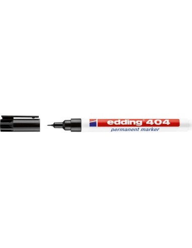 Rotulador permanente 404 anchura de trazo 0,75mm negro Edding