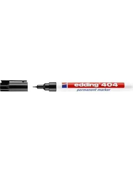 Rotulador permanente 404 anchura de trazo 0,75mm negro Edding