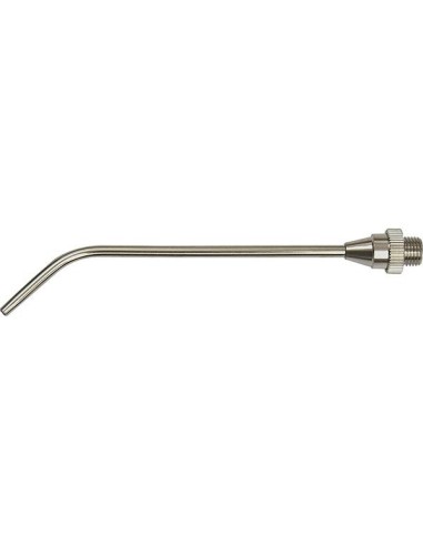 Tobera de prolongación pistola neumática latón curvada M12x1,25 150mm RIEGLER