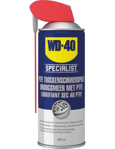 Spray lubricador seco dePTFE Smart Straw 400ml Specialist Smart Straw WD-40 SPECIALIST