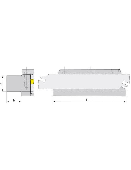 Soporte base tronzado GH20-26