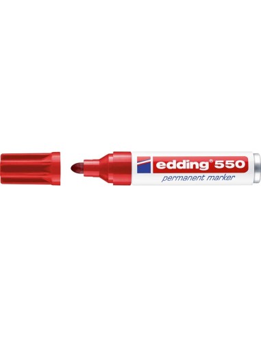 Rotulador permanente 550 rojo edding