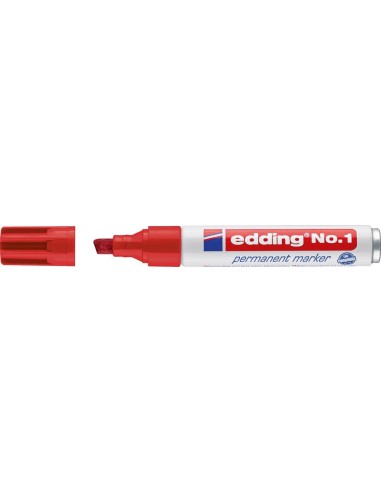 Rotulador permanente 1 rojo edding