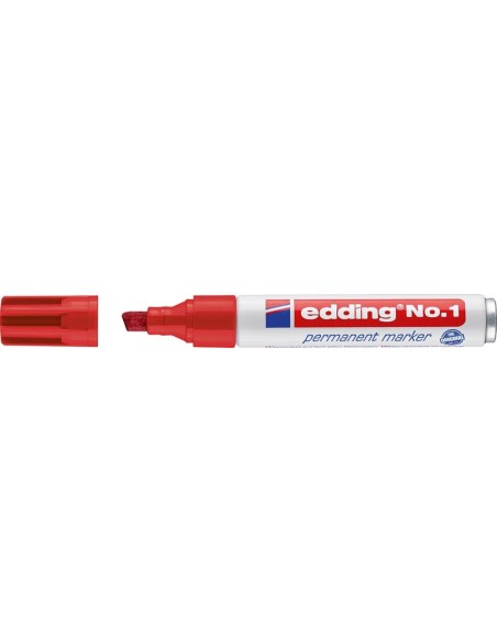 Rotulador permanente 1 rojo edding