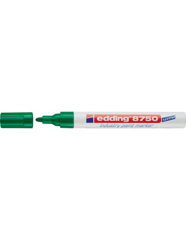 Rotulador laca industrial8750 verde edding