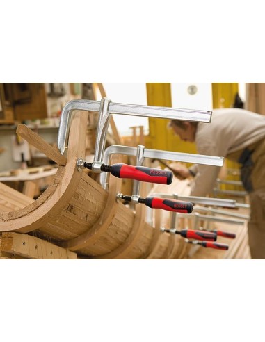 Sargento de acero integrocon mango 2 componentes 800x120mm BESSEY