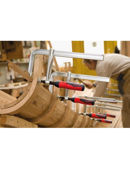Sargento de acero integrocon mango 2 componentes 800x120mm BESSEY