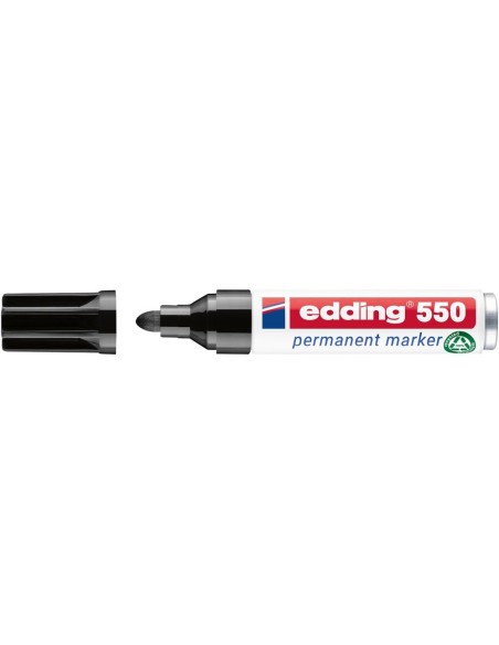Rotulador permanente 550 negro edding