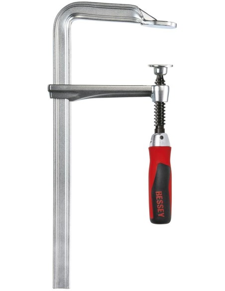 Sargento de acero integrocon mango 2 componentes 300x120mm Mango plegable Bessey