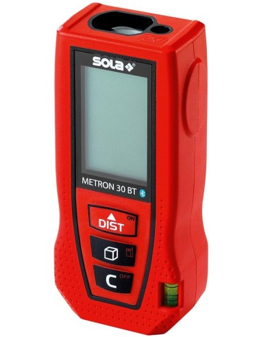 Telémetro láser METRON 30BT incluidos accesorios Sola