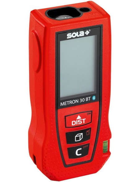 Telémetro láser METRON 30BT incluidos accesorios Sola