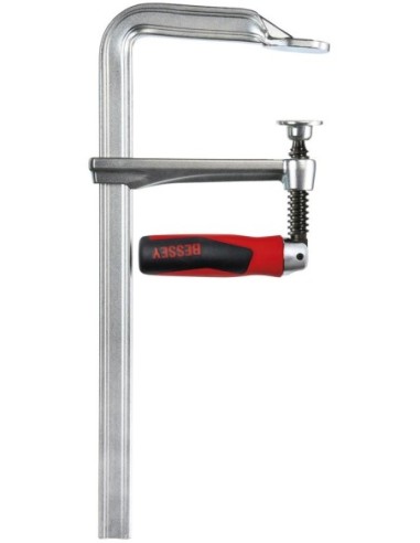 Sargento de acero integrocon mango 2 componentes 400x120mm Mango plegable Bessey