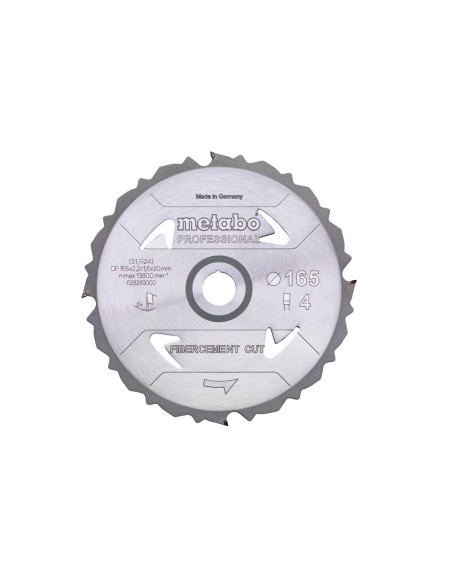 Hoja de sierra fibercement cut - professional, 165x20 Z4 DPD 5° (628289000)