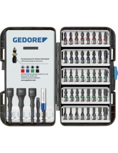 Juego de puntas 45 piezasTorsion Gedore
