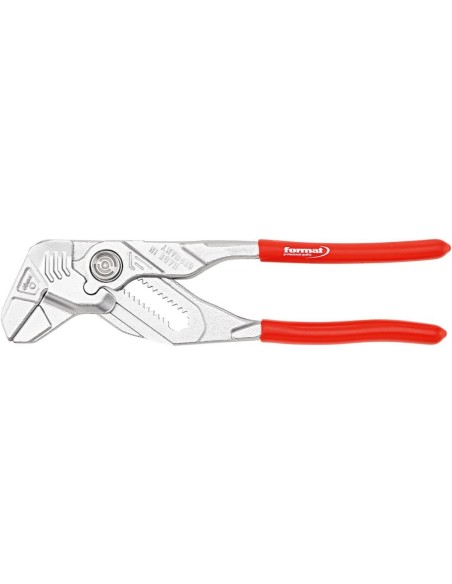 Alicates ajuste pico loro180mm cromado con Funda de plástico