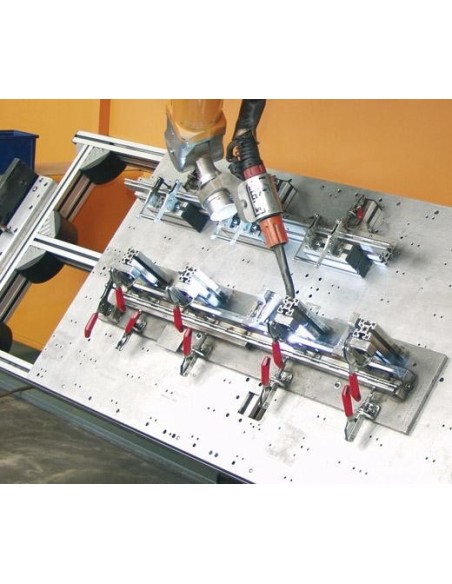 Brida horizontal 6830NI tam.2 inoxidable AMF
