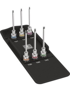 Jgo puntas destornilladorlarga con función retención Torx 1/2 6 u. Wera
