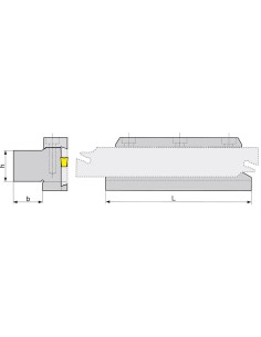 Soporte base tronzado GH25-26 2