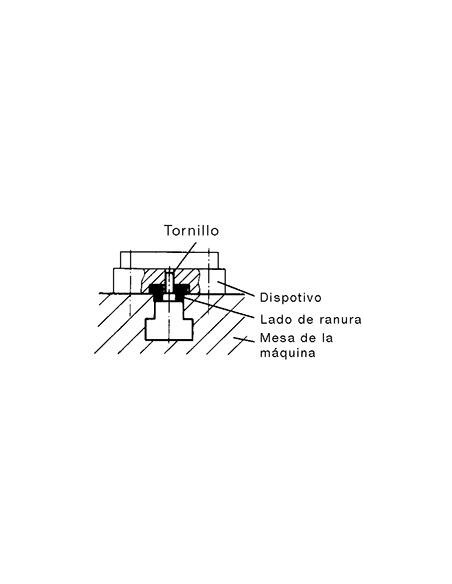 Tuerca T fija DIN6322A 24x20mm AMF
