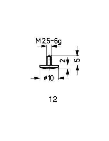 Calibre de medición MD tipo 12/10,0mm KÄFER