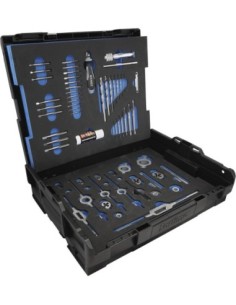 Útil de roscar, juego HSSE 61 pzas M3-M12 EXACT