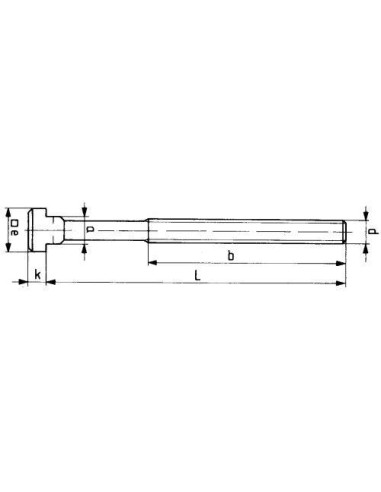 Tornillo p/ ranuras en T DIN787 M12x12x50mm completo AMF