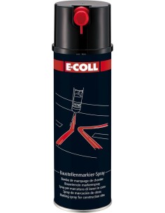 Spray trazador de obras bote spray 500ml negro E-COLL