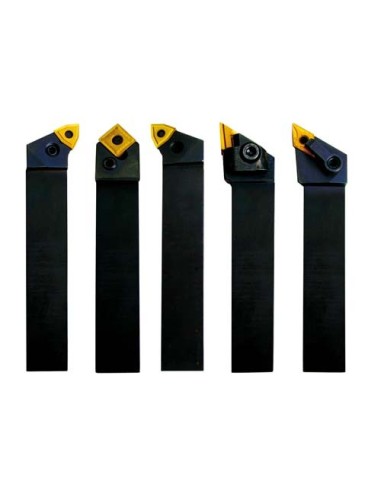 JUEGO CUCHILLAS 5 PZAS. HM 25 MM 25mm, juego de 5 unidades