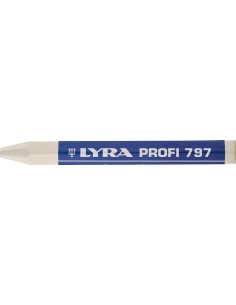 Tiza forestal y tiza de marcado 797 blanca de 12 uds LYRA