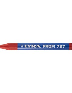 Tiza forestal y tiza de marcado 797 roja de 12 uds LYRA