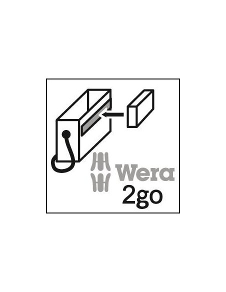 Kit llaves vaso 1/2 9 piezas TX con soporte Wera