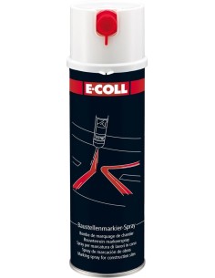 Spray trazador de obras bote spray 500ml blanco E-COLL