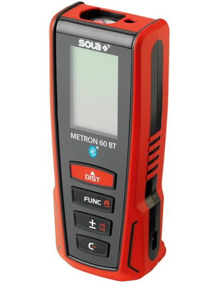 Telémetro láser METRON 60BT incluidos accesorios Sola