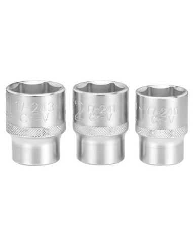Juego de 3 vasos 1/2 21-22-24mm - FATMAX
