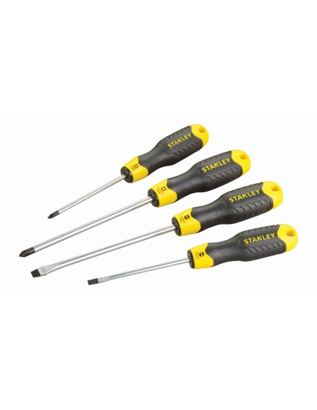 Juego de 4 destornilladores Cushion Grip: Plana y Phillips