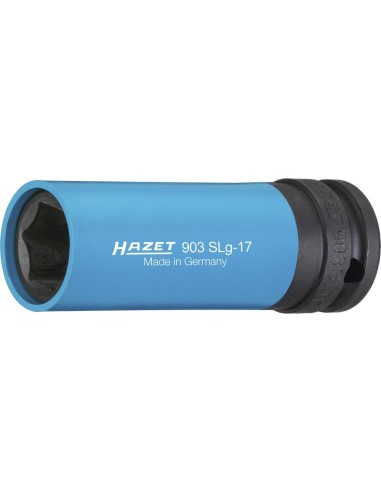 Juego llave de vaso con manguito de plástico 1/217x85mm HAZET